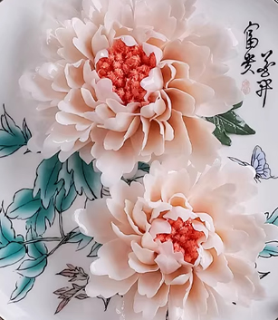 粘土牡丹